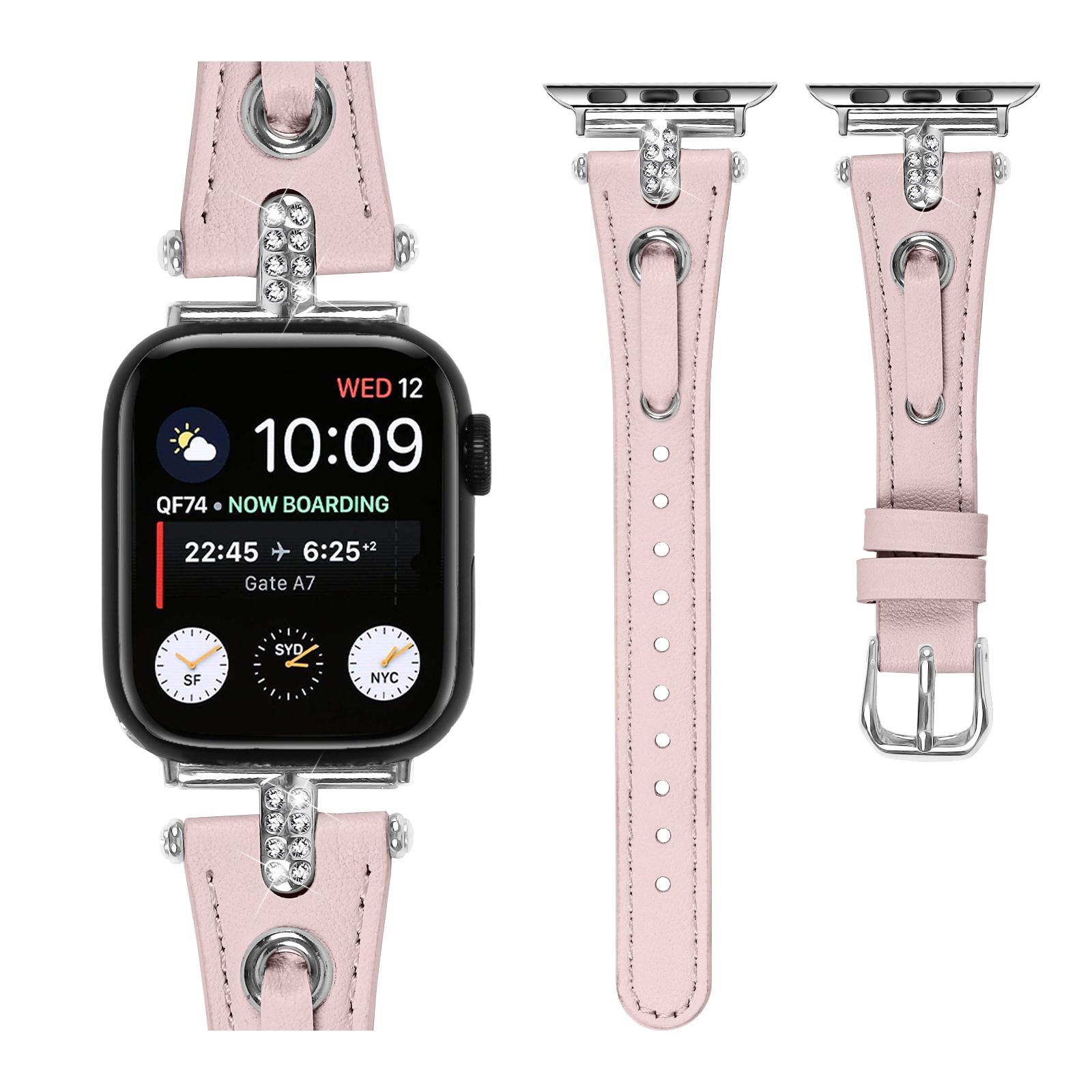 For Apple Watch Series 9 8 7 41mm/6 5 4 SE SE (2022) SE (2023) 40mm/3 2 1 38mm Watch Band Silver Buckle Watch Strap Pink
For Apple Watch Series 9 8 7 41mm/6 5 4 SE SE (2022) SE (2023) 40mm/3 2 1 38mm Watch Band Silver Buckle Watch Strap Pink
