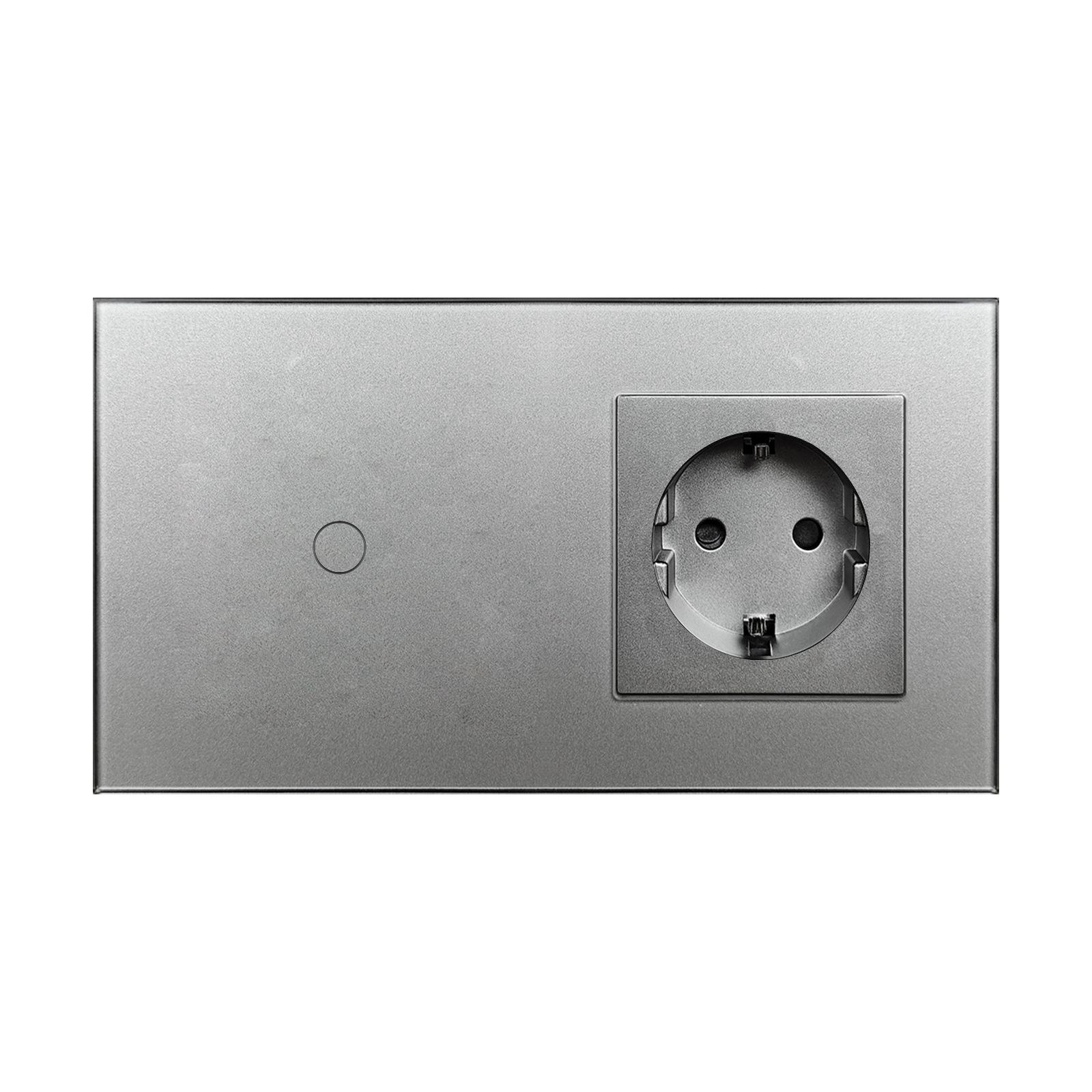 European Standard 157x86 Touch Switch Socket with Glass Panel for Concealed Installation
European Standard 157x86 Touch Switch Socket with Glass Panel for Concealed Installation