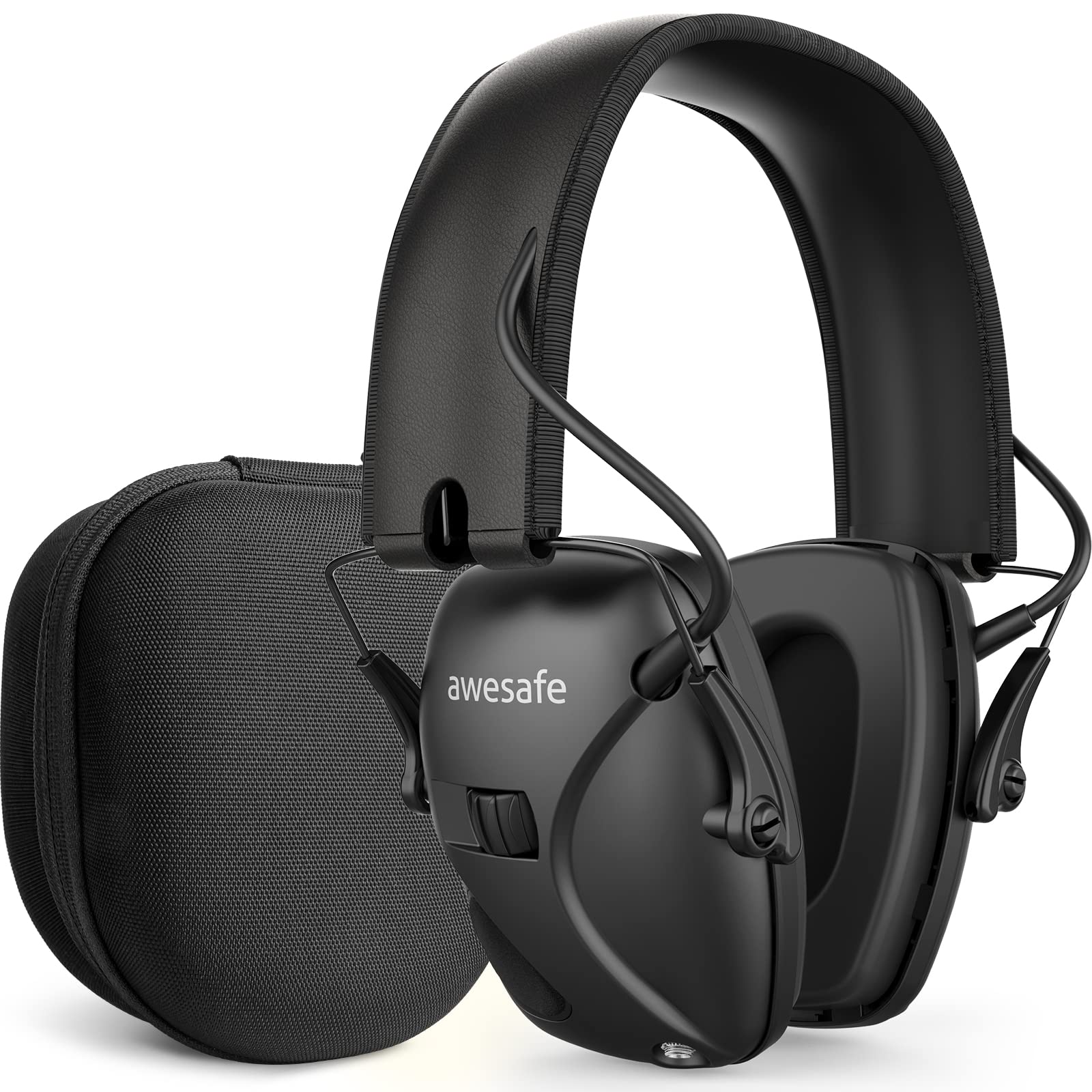 AWESAFE Electronic Shooting Noise Reduction and with Hard Travel Storage Carrying Bag Earmuffs, Amplification, (Small Box, Black) чёрный
AWESAFE Electronic Shooting Noise Reduction and with Hard Travel Storage Carrying Bag Earmuffs, Amplification, (Small Box, Black) чёрный