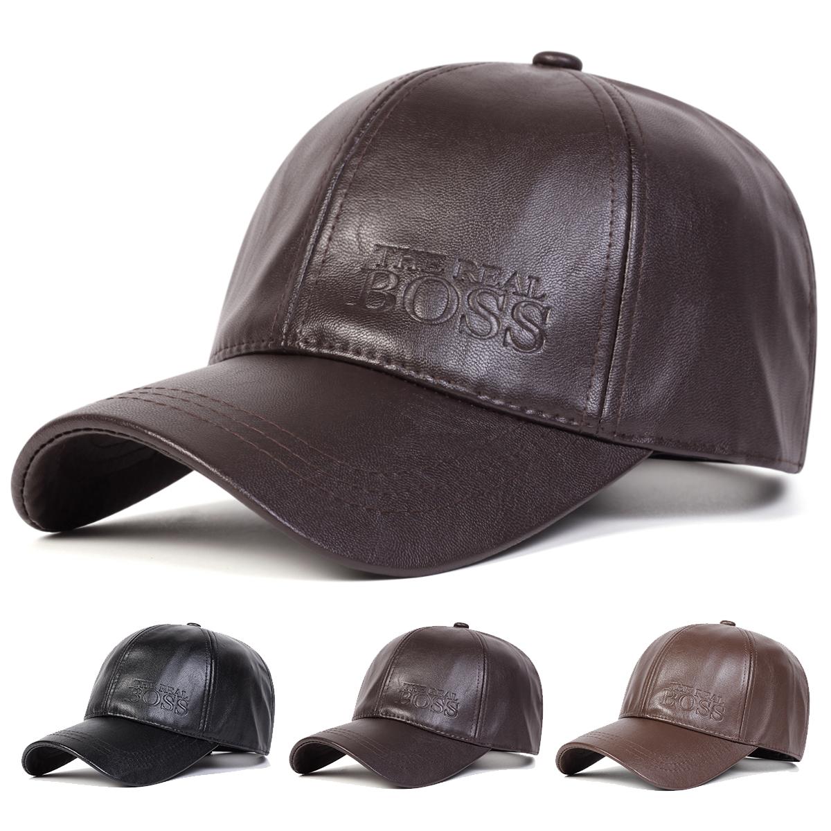 Unisex THE REAL BOSS Imprint PU Leather Baseball Caps Outdoor Adjustable Spring and Autumn Casual Sunscreen Hat коричневий
Unisex THE REAL BOSS Imprint PU Leather Baseball Caps Outdoor Adjustable Spring and Autumn Casual Sunscreen Hat коричневий