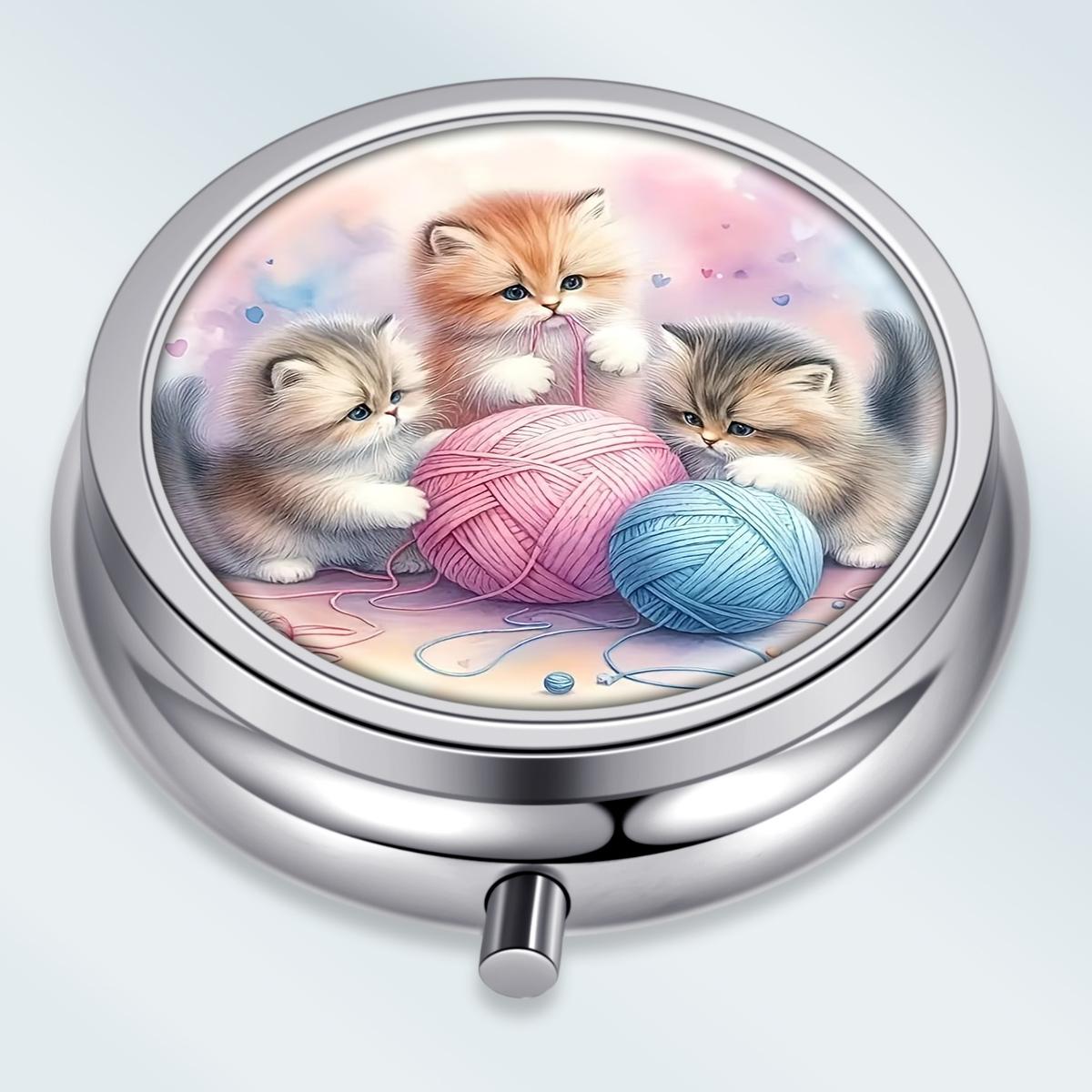 Portable Pill Box with 3 Compartments, Mini Metal Medicine Organizer Case, Cute Printed Pill Container for Vitamins, Pills, Jewelry, Travel, Daily Use разноцветный
Portable Pill Box with 3 Compartments, Mini Metal Medicine Organizer Case, Cute Printed Pill Container for Vitamins, Pills, Jewelry, Travel, Daily Use разноцветный