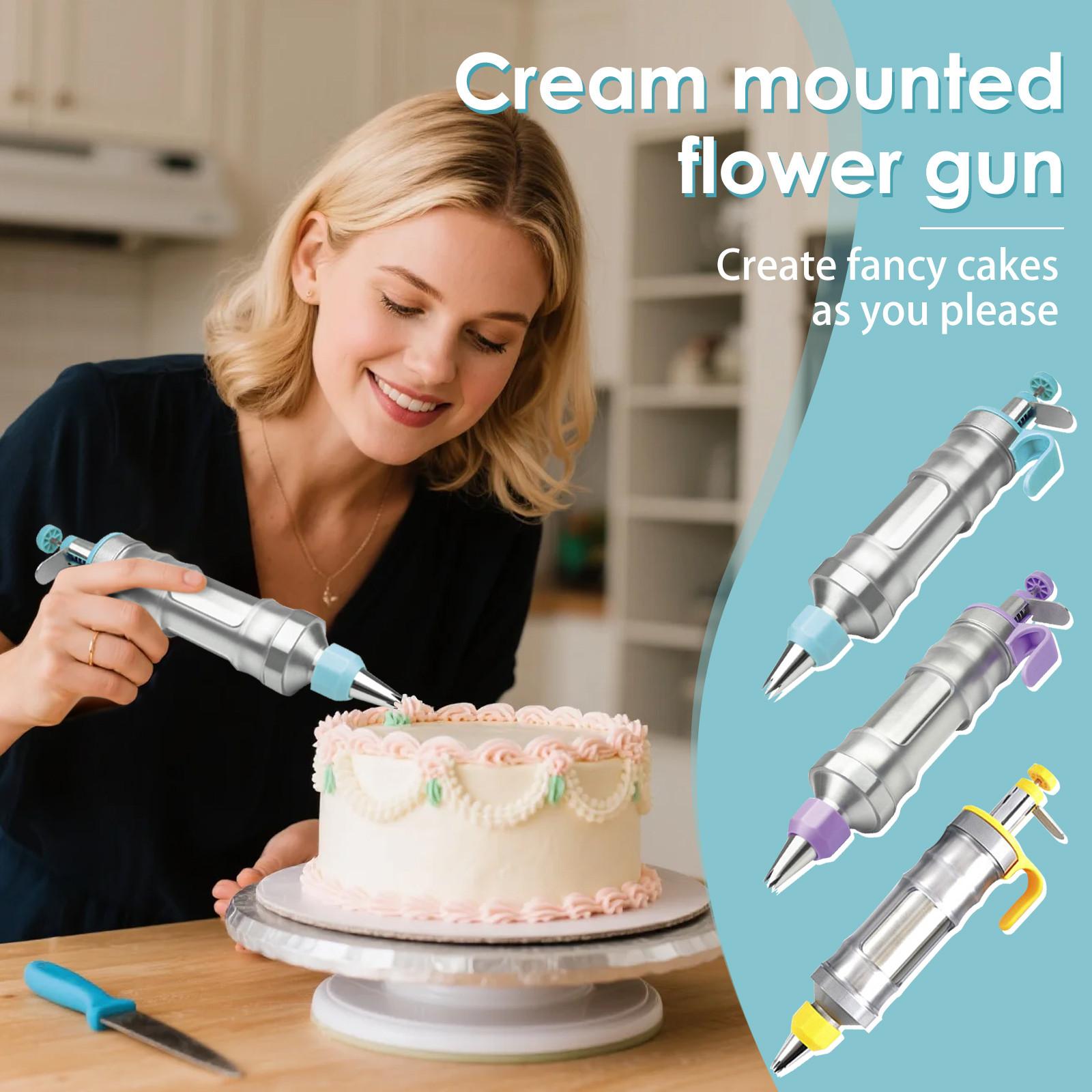 Dessert Decorating Syringe Set, Icing Set Stainless Steel Set (with 6 Decorating Tips), Cupcake Decorating Set Decorating Bag And Tip Set One Size синий
Dessert Decorating Syringe Set, Icing Set Stainless Steel Set (with 6 Decorating Tips), Cupcake Decorating Set Decorating Bag And Tip Set One Size синий