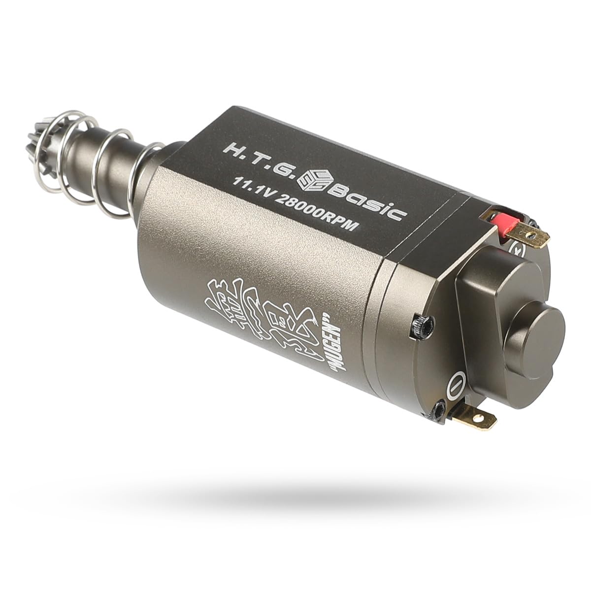 HTG Basic MUGEN STD Brushless Motor, Standard Long, 28K, for Electric Guns, Electronic Trigger Compatible
HTG Basic MUGEN STD Brushless Motor, Standard Long, 28K, for Electric Guns, Electronic Trigger Compatible