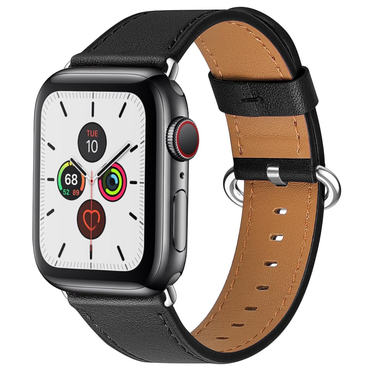 Genuine Leather Watch Band for Apple Watch Series 10 46mm/Ultra 2 Ultra 49mm/9 8 7 45mm/SE (2023) SE (2022) SE 6 5 4 44mm/3 2 1 42mm Brown
Genuine Leather Watch Band for Apple Watch Series 10 46mm/Ultra 2 Ultra 49mm/9 8 7 45mm/SE (2023) SE (2022) SE 6 5 4 44mm/3 2 1 42mm Brown