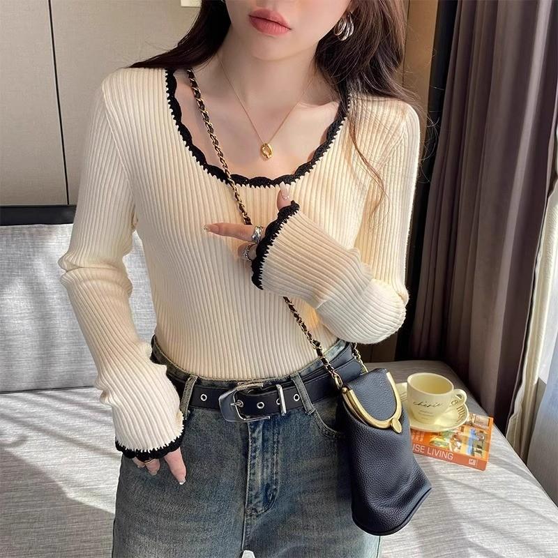 Серый маленький свитер в ароматном стиле для женщин осенне-зимнего дизайна, ретро кружевной топ, чистое желание, облегающий базовый свитер One Size
Серый маленький свитер в ароматном стиле для женщин осенне-зимнего дизайна, ретро кружевной топ, чистое желание, облегающий базовый свитер One Size