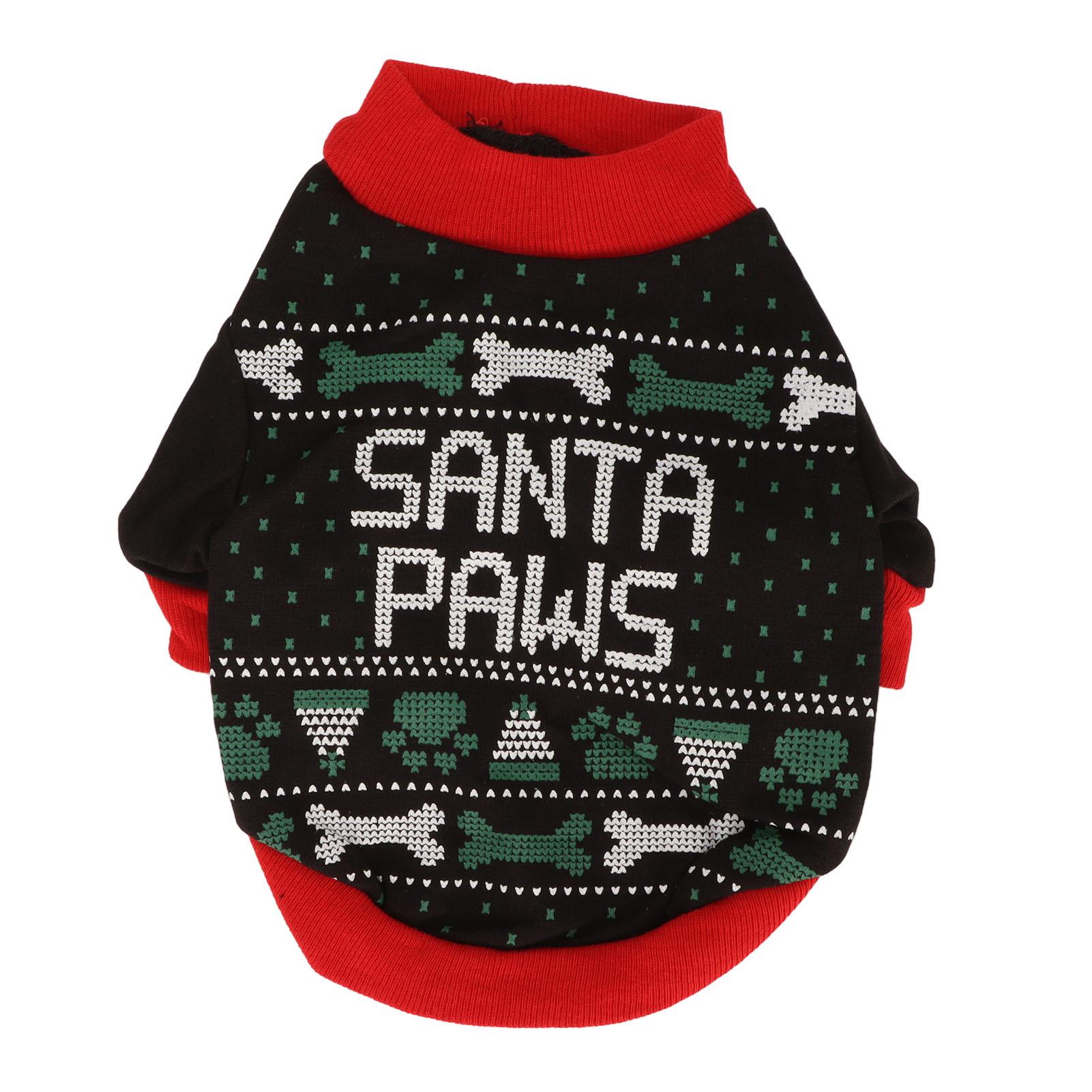 Dog Christmas Shirt Soft Polyester Comfortable Breathable Ingenious Winter Christmas Pet Sweatshirt S
Dog Christmas Shirt Soft Polyester Comfortable Breathable Ingenious Winter Christmas Pet Sweatshirt S