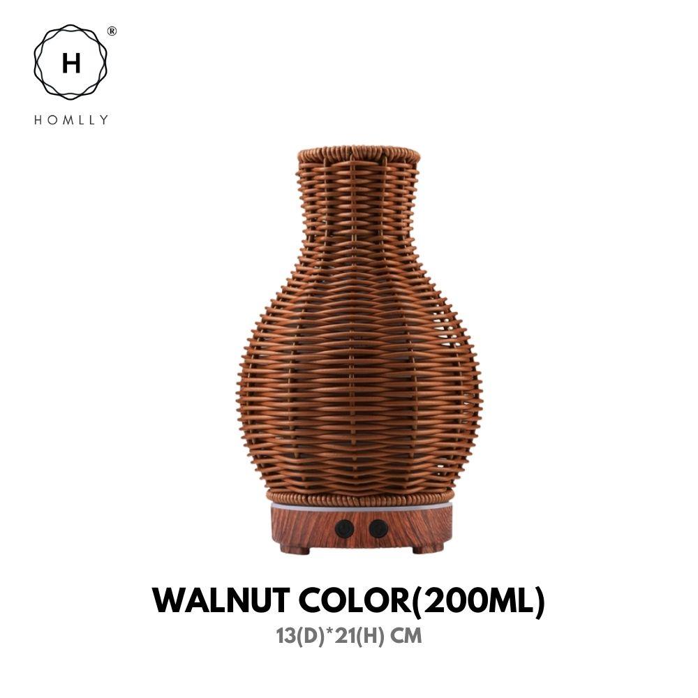 Homlly Rattan Essential Oil Diffuser Humidifier (200ml)
Homlly Rattan Essential Oil Diffuser Humidifier (200ml)