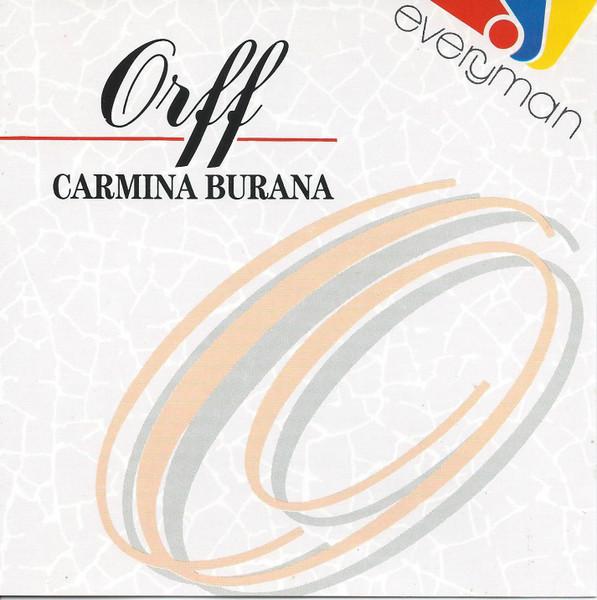 CD ORFF Carmina Burana EVCD34 EVERYMAN 1988 UK Classical Used
CD ORFF Carmina Burana EVCD34 EVERYMAN 1988 UK Classical Used