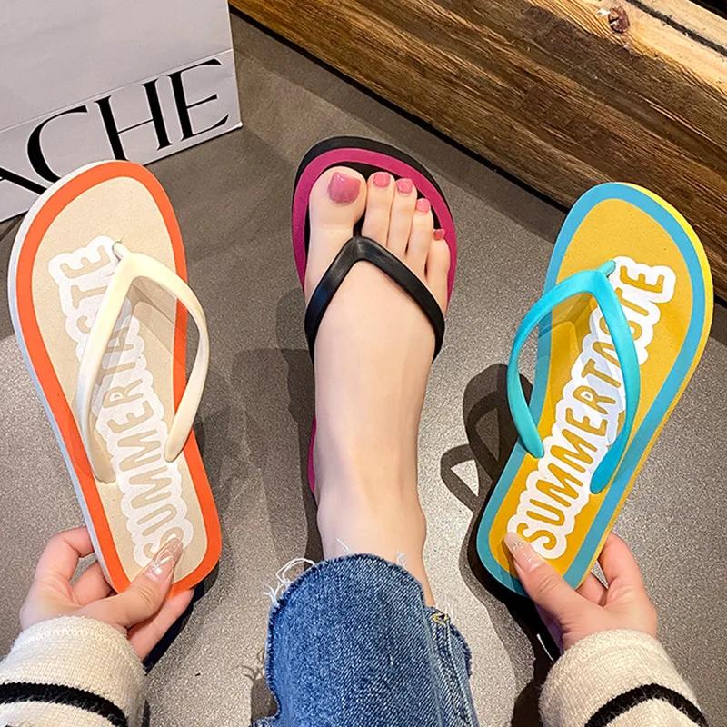 2025 Couple Beach Sandals Summer Flip Flops for Women Cute Candy Color Indoor Flat Shoes Men Beach Slippers Non-slip Soft Sole 35-36
2025 Couple Beach Sandals Summer Flip Flops for Women Cute Candy Color Indoor Flat Shoes Men Beach Slippers Non-slip Soft Sole 35-36