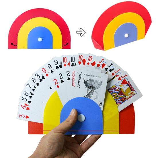 1 шт./1 компл., держатель для покерных карт без помощи рук, органайзер, скрытая подставка для карточных игр, подставка для покера для взрослых, детей, больных артритом
1 шт./1 компл., держатель для покерных карт без помощи рук, органайзер, скрытая подставка для карточных игр, подставка для покера для взрослых, детей, больных артритом