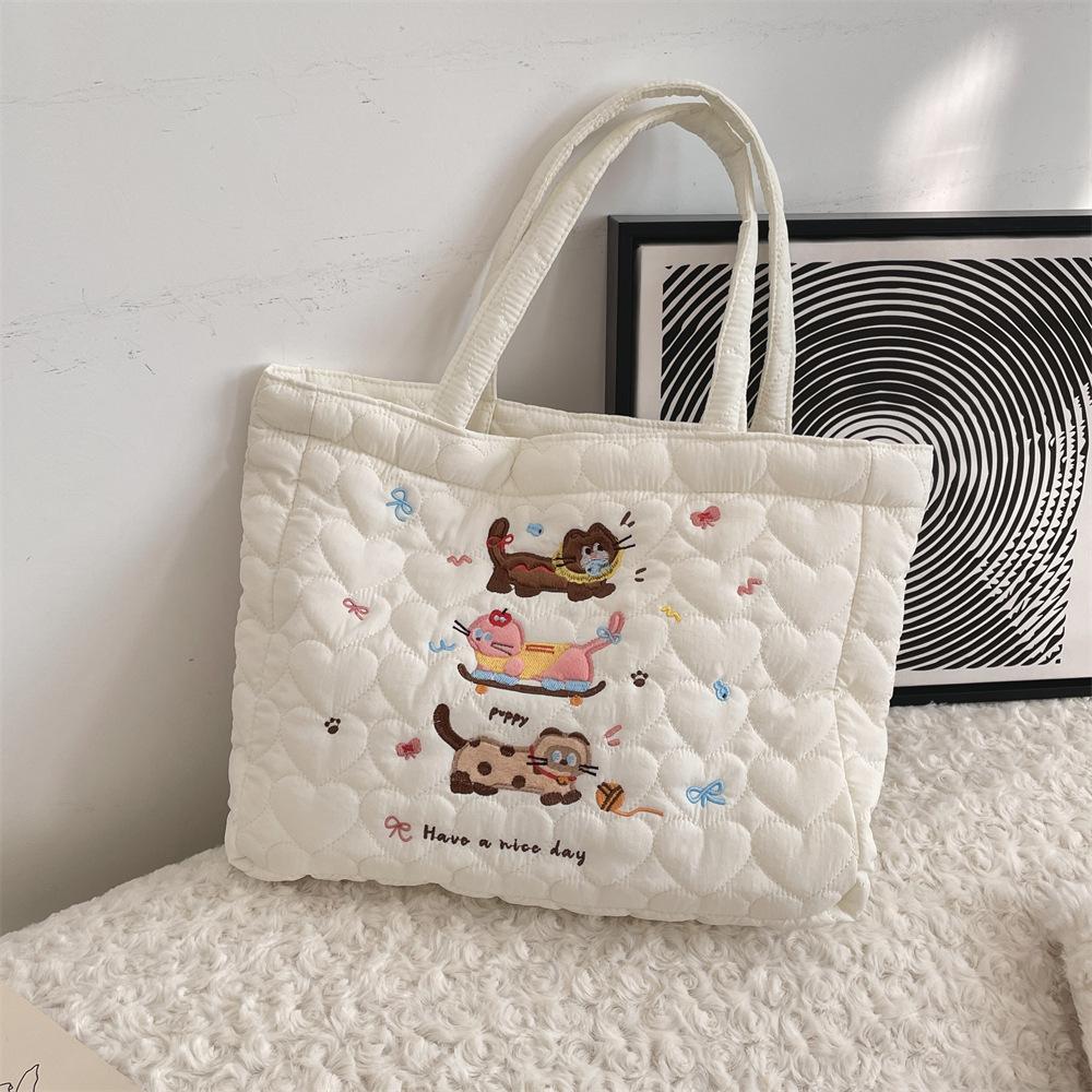 Миле кошеня сумочка з вишивкою стьобана сумка жіноча сумка для покупок сумка мама
Миле кошеня сумочка з вишивкою стьобана сумка жіноча сумка для покупок сумка мама