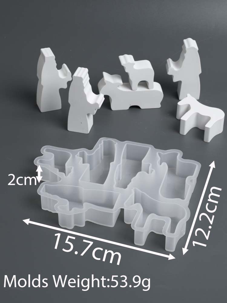 Prayer House Nativity Silicone Candle Mold DIY Easter Jesus Birth Ornament Craft Making Plaster Resin Casting Molds Home Decor
Prayer House Nativity Silicone Candle Mold DIY Easter Jesus Birth Ornament Craft Making Plaster Resin Casting Molds Home Decor