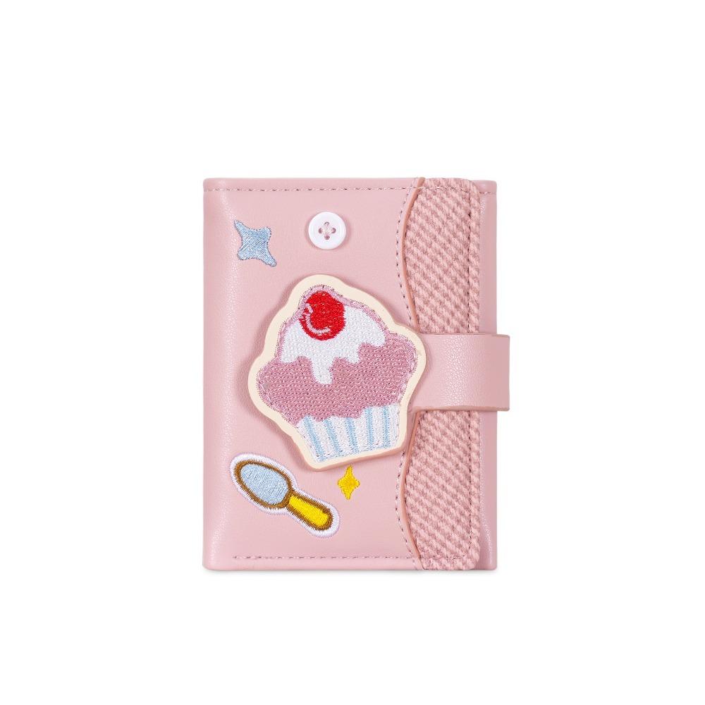 Cute Cartoon Cupcake Short Wallet Multi-card Slot Embroidery Coin Purses Leather Money Bag Women рожевий
Cute Cartoon Cupcake Short Wallet Multi-card Slot Embroidery Coin Purses Leather Money Bag Women рожевий