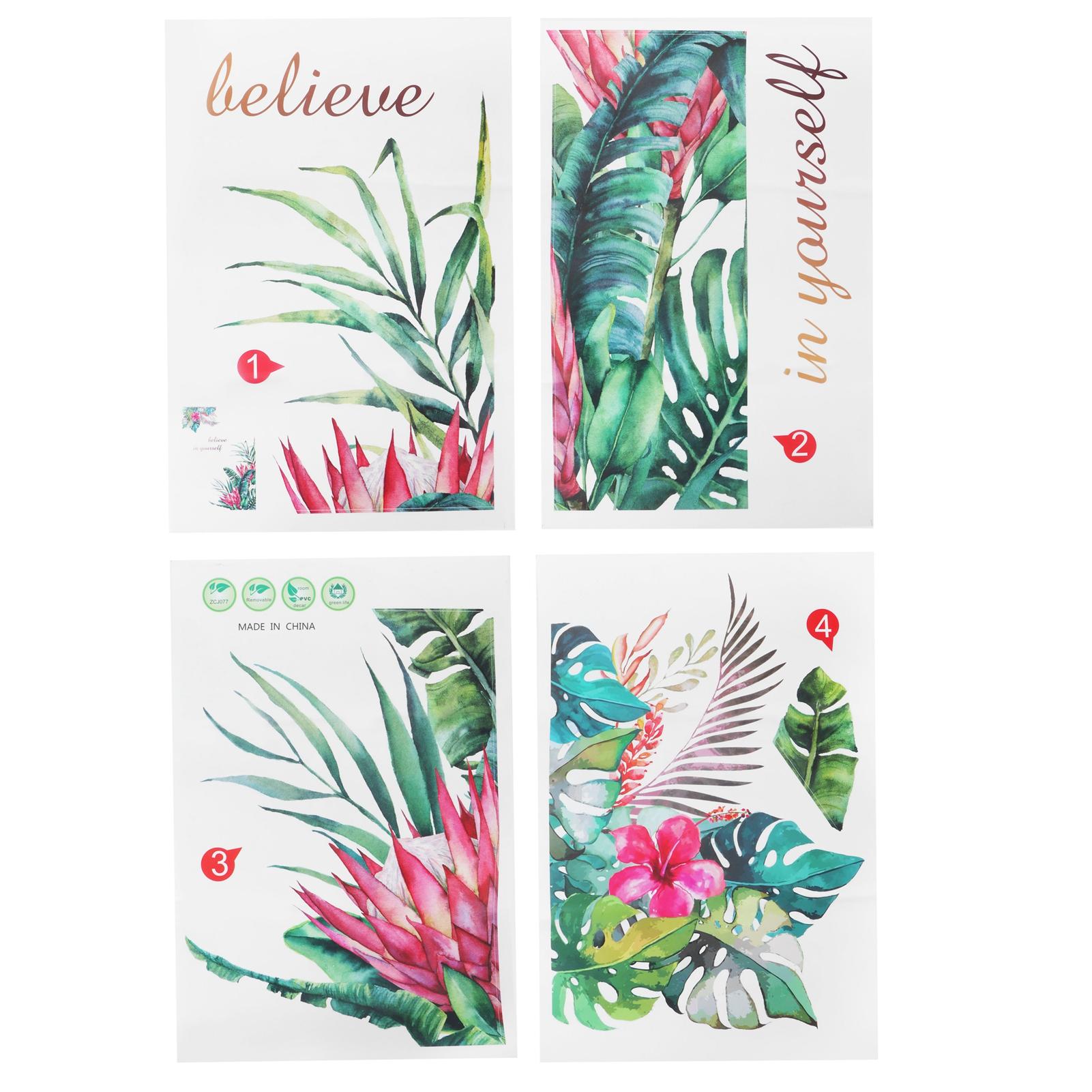 Plant Flowers Pattern Wall Stickers Self Adhesive Wall Decals for Living Room Bedroom Decor
Plant Flowers Pattern Wall Stickers Self Adhesive Wall Decals for Living Room Bedroom Decor