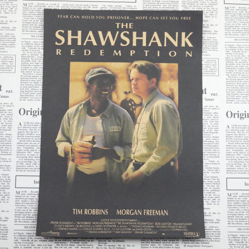Large Shawshank Redemption Retro Kraft Paper Poster for Bedroom/Bar Decor Yellow Kraft Paper (No Glue) 30X42 cm
Large Shawshank Redemption Retro Kraft Paper Poster for Bedroom/Bar Decor Yellow Kraft Paper (No Glue) 30X42 cm