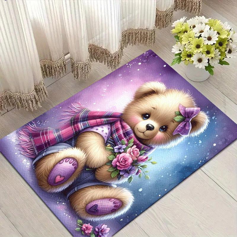 1pc Bear Pattern Area Rug Soft Flannel Floor Mat for Living Room, Bedroom and Office, Sofa Coffee Table Floor Mat, Machine Washable 60cm by 90cm
1pc Bear Pattern Area Rug Soft Flannel Floor Mat for Living Room, Bedroom and Office, Sofa Coffee Table Floor Mat, Machine Washable 60cm by 90cm