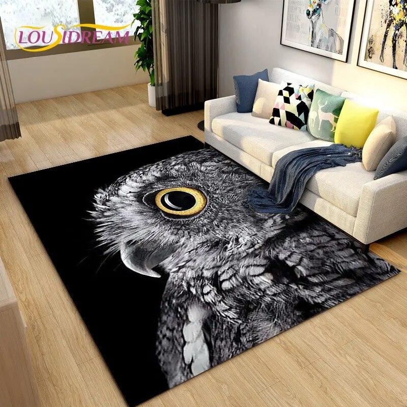 Великий килимок із милим мультфільмом «Сова», килимок для вітальні, спальні, дивана, придверного килимка, кухонного декору, дитячі ігри, нековзкий килимок 40x60cm 
Великий килимок із милим мультфільмом «Сова», килимок для вітальні, спальні, дивана, придверного килимка, кухонного декору, дитячі ігри, нековзкий килимок 40x60cm