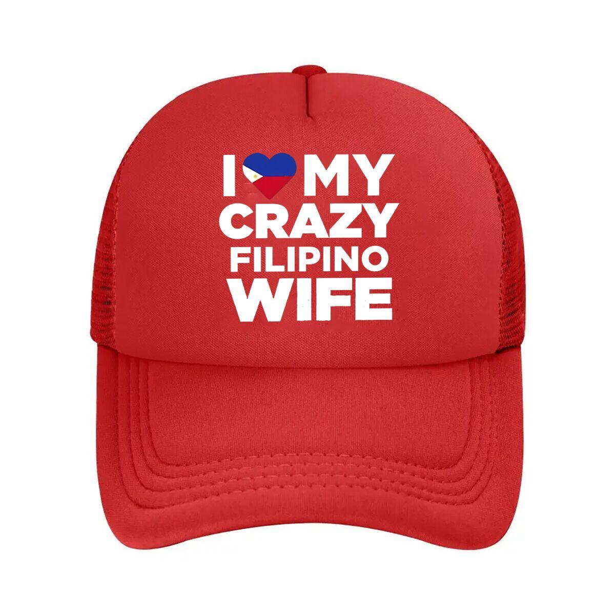 I Love My Crazy Filipino Wife design with a flag Mesh Baseball Cap One Size
I Love My Crazy Filipino Wife design with a flag Mesh Baseball Cap One Size
