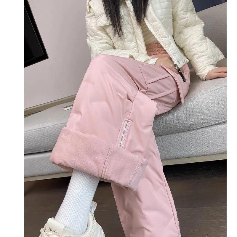 Women s Windproof Down Cotton Cargo Pants, Autumn/Winter 2025 - Lightweight Northeast Velvet, Zipper Straight Leg. L (about 115-130 lbs)
Women s Windproof Down Cotton Cargo Pants, Autumn/Winter 2025 - Lightweight Northeast Velvet, Zipper Straight Leg. L (about 115-130 lbs)