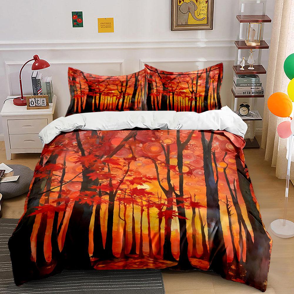 Autumn trees with leaves. Bedding sets Duvet cover sets Duvet covers Pillowcases(1 * Duvet Cover 2 * Pillowcases, without duvet insert) 135x200cm
Autumn trees with leaves. Bedding sets Duvet cover sets Duvet covers Pillowcases(1 * Duvet Cover 2 * Pillowcases, without duvet insert) 135x200cm