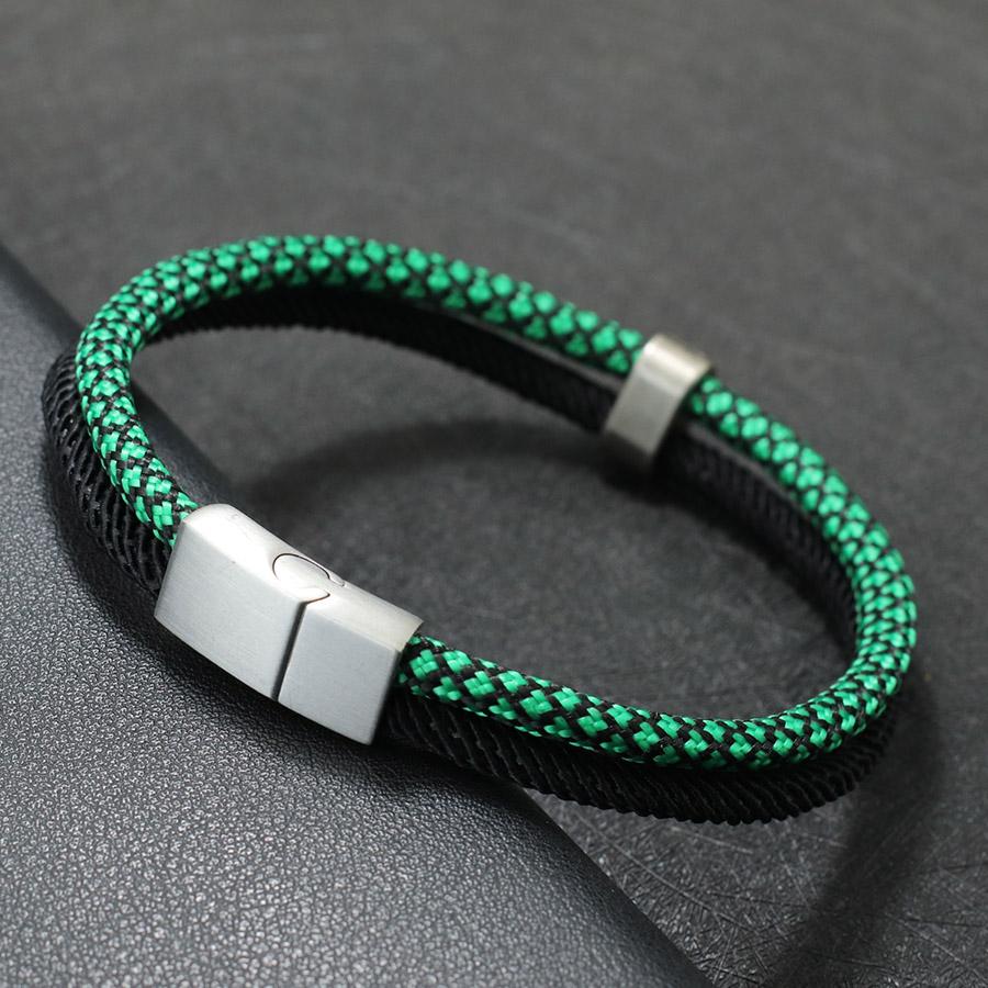 Noter New Fashion Mens Paracord Bracelet Stainless Steel Magent Buckle Wrap Braslet Gifts For Boyfriend Fabric Nautical Braclet S 18.5cm 7.3Inch зелёный
Noter New Fashion Mens Paracord Bracelet Stainless Steel Magent Buckle Wrap Braslet Gifts For Boyfriend Fabric Nautical Braclet S 18.5cm 7.3Inch зелёный