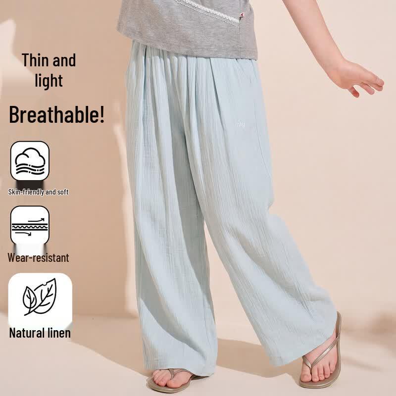 Montagut Girls 2026 Summer Thin Textured Wide-Leg Casual Pants 160
Montagut Girls 2026 Summer Thin Textured Wide-Leg Casual Pants 160