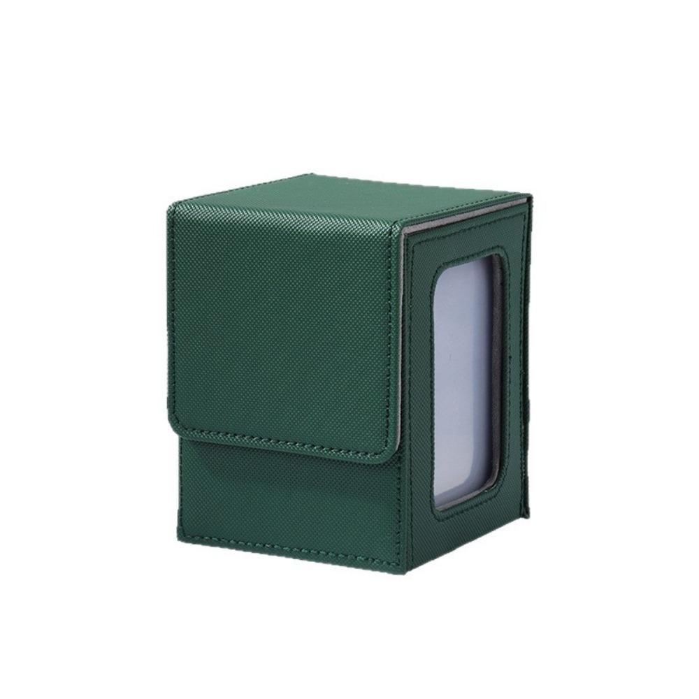 PU Window Collection Box Magnetic Closure Moisture-proof Trading Card Storage Box with Lid Stain-resistant Card Deck Box зелёный
PU Window Collection Box Magnetic Closure Moisture-proof Trading Card Storage Box with Lid Stain-resistant Card Deck Box зелёный