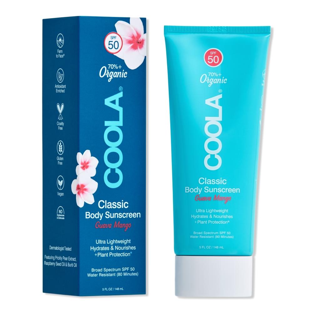 COOLA Классический органический солнцезащитный лосьон для тела Guava Mango SPF 50, 5,0 унций
COOLA Классический органический солнцезащитный лосьон для тела Guava Mango SPF 50, 5,0 унций