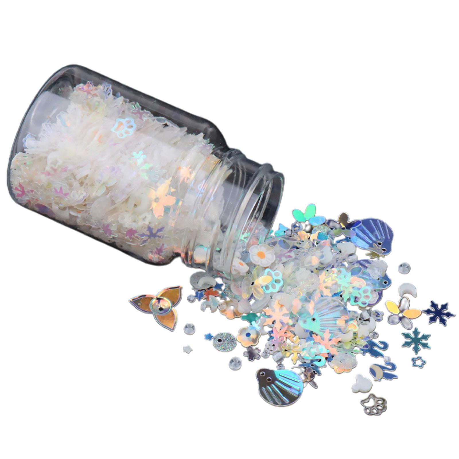 Flower Luminous Glitter Sequins Flakes DIY Crafts Tumblers Painting Body Nail Glitter Christmas Decoration Resin Sequins білий
Flower Luminous Glitter Sequins Flakes DIY Crafts Tumblers Painting Body Nail Glitter Christmas Decoration Resin Sequins білий