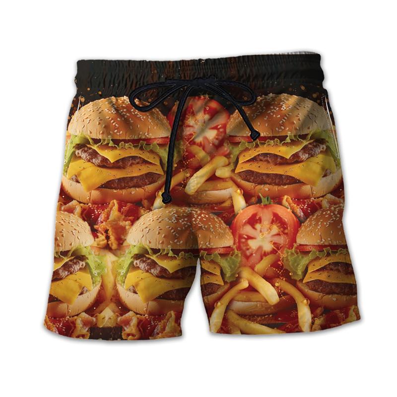 Summer 3D Fast Food Burger Print Shorts Fashionable Casual Hawaiian Beach Men s Shorts M
Summer 3D Fast Food Burger Print Shorts Fashionable Casual Hawaiian Beach Men s Shorts M