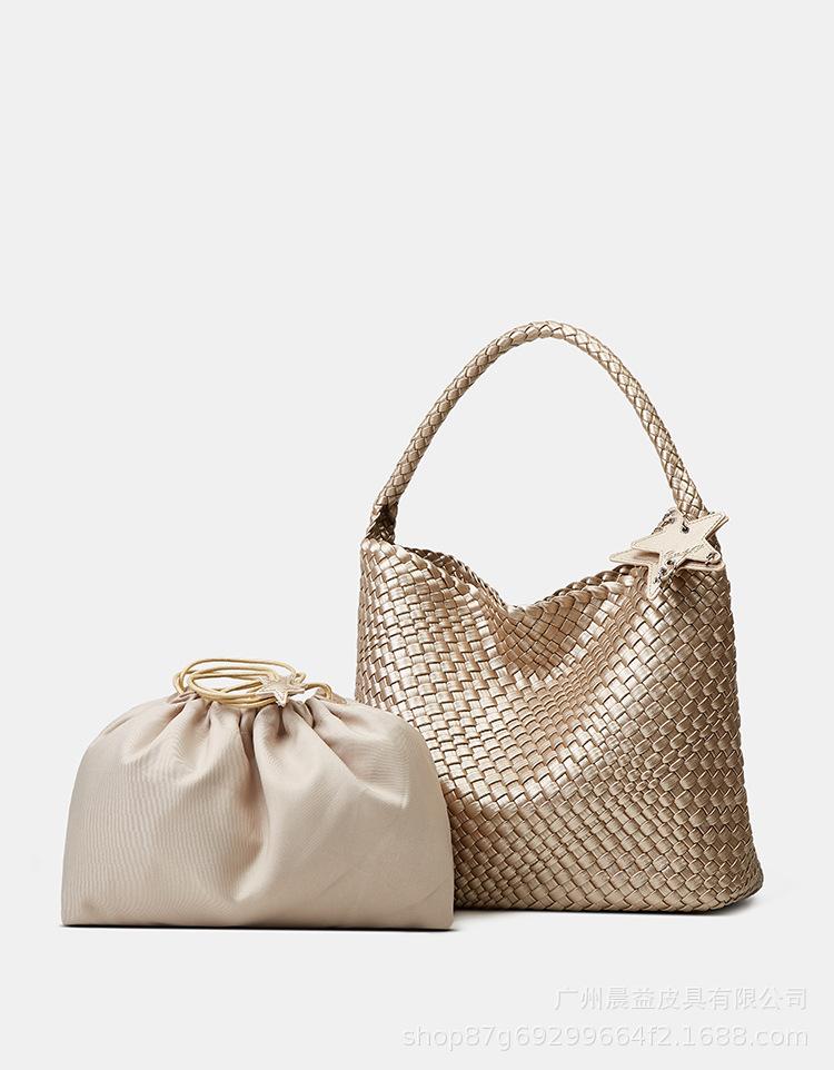 Gun with champagne woven bag tote bag large capacity underarm shoulder large bag handbag bucket bag
Gun with champagne woven bag tote bag large capacity underarm shoulder large bag handbag bucket bag