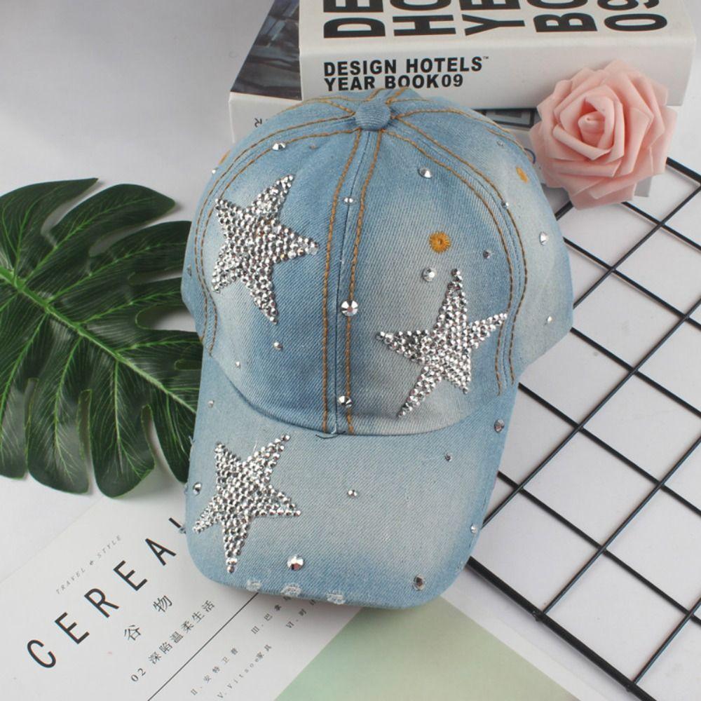 Love Heart Sequins Star Sun Hat Lips Summer Denim Cap Punk Rhinestone Baseball Cap Sports blue-love
Love Heart Sequins Star Sun Hat Lips Summer Denim Cap Punk Rhinestone Baseball Cap Sports blue-love