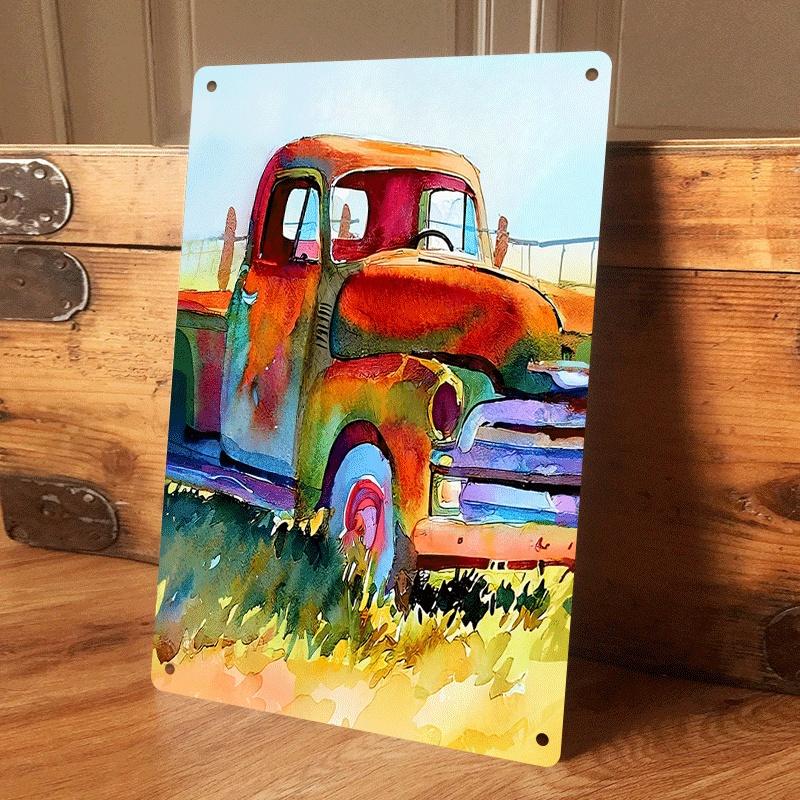 1 piece of vintage colorful truck tinplate wall hanging plaque, American country style home wall decoration, living room, bedroo (as the picture,20x30cm)
1 piece of vintage colorful truck tinplate wall hanging plaque, American country style home wall decoration, living room, bedroo (as the picture,20x30cm)