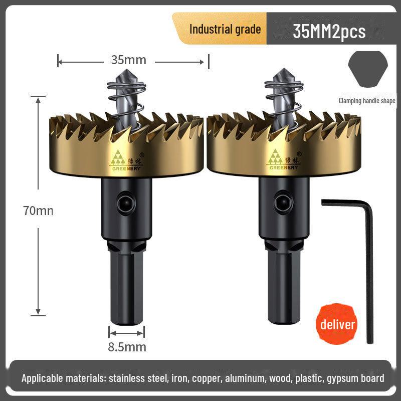 Сверло по металлу и алюминию из нержавеющей стали Green Forest 35mm 2 pieces
Сверло по металлу и алюминию из нержавеющей стали Green Forest 35mm 2 pieces