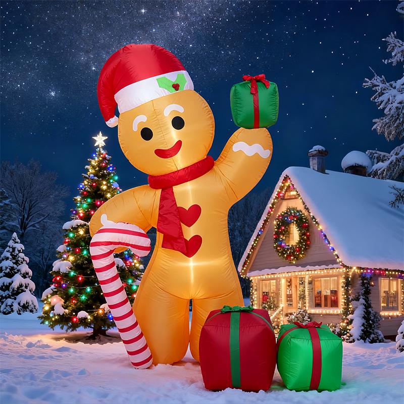 2.1m Christmas Candy Cane & Gingerbread Inflatable Outdoor Decoration – Yard & Garden Ornament US Version
2.1m Christmas Candy Cane & Gingerbread Inflatable Outdoor Decoration – Yard & Garden Ornament US Version