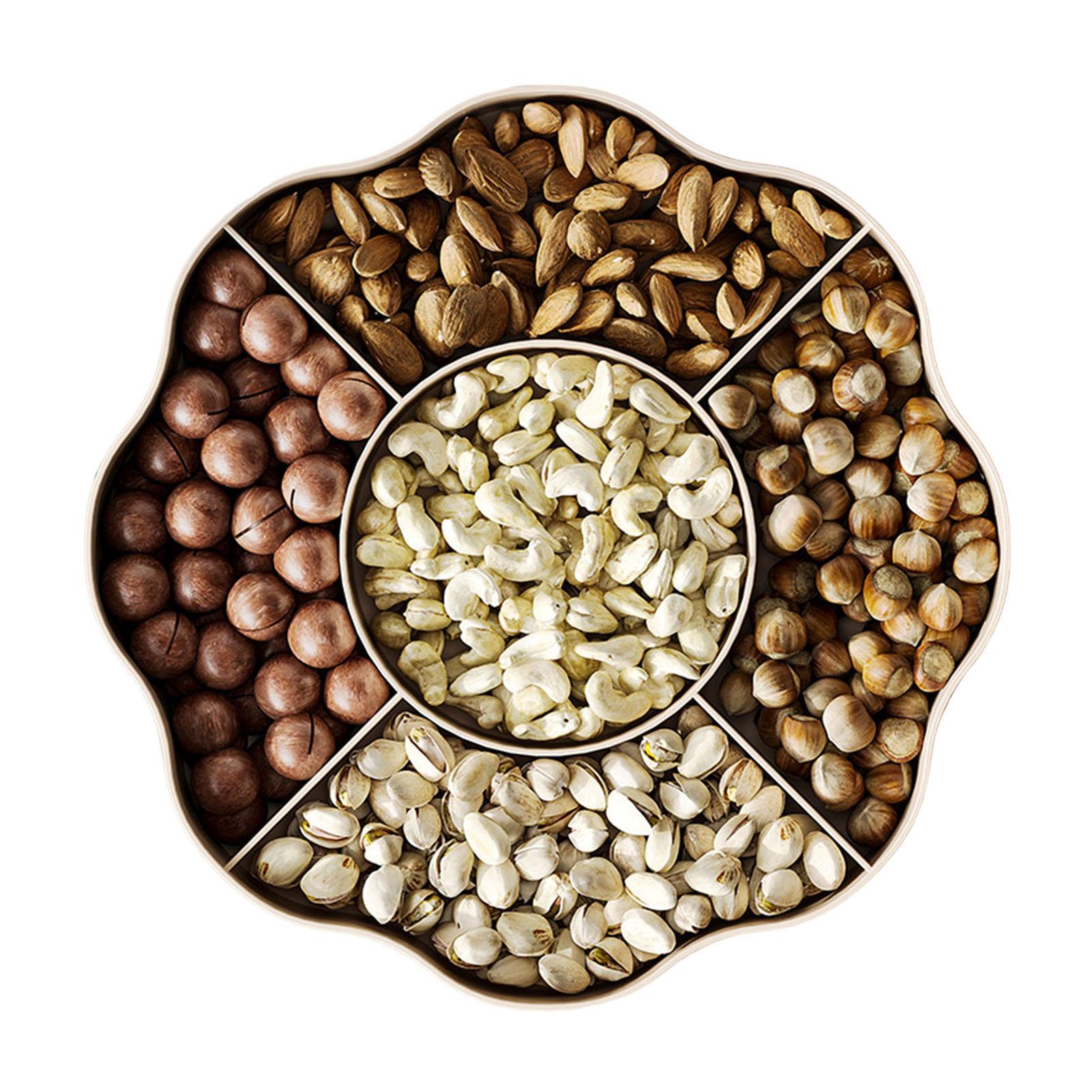 Креативная коробка для хранения орехов и закусок с однослойным/двухслойным многосекционным дизайном, подходит для дома, свадьбы, дня рождения
Креативная коробка для хранения орехов и закусок с однослойным/двухслойным многосекционным дизайном, подходит для дома, свадьбы, дня рождения