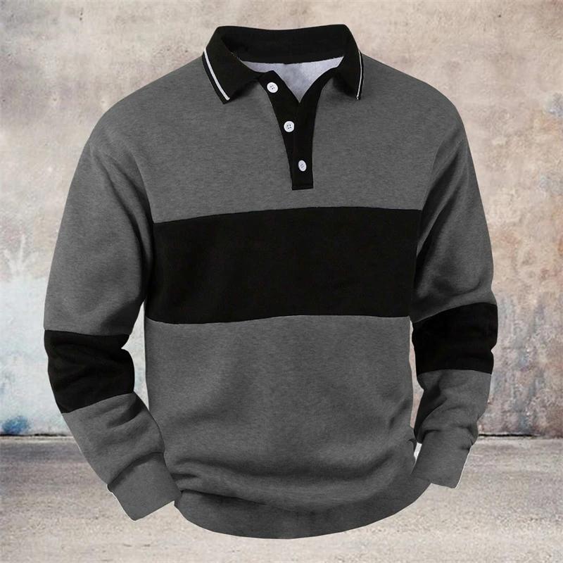 Contrasting Color 3D Digital Printing Men s Long-sleeved Polo Shirt for Comfortable Going Out in Summer Fashion Men s Clothing 3XL сірий
Contrasting Color 3D Digital Printing Men s Long-sleeved Polo Shirt for Comfortable Going Out in Summer Fashion Men s Clothing 3XL сірий