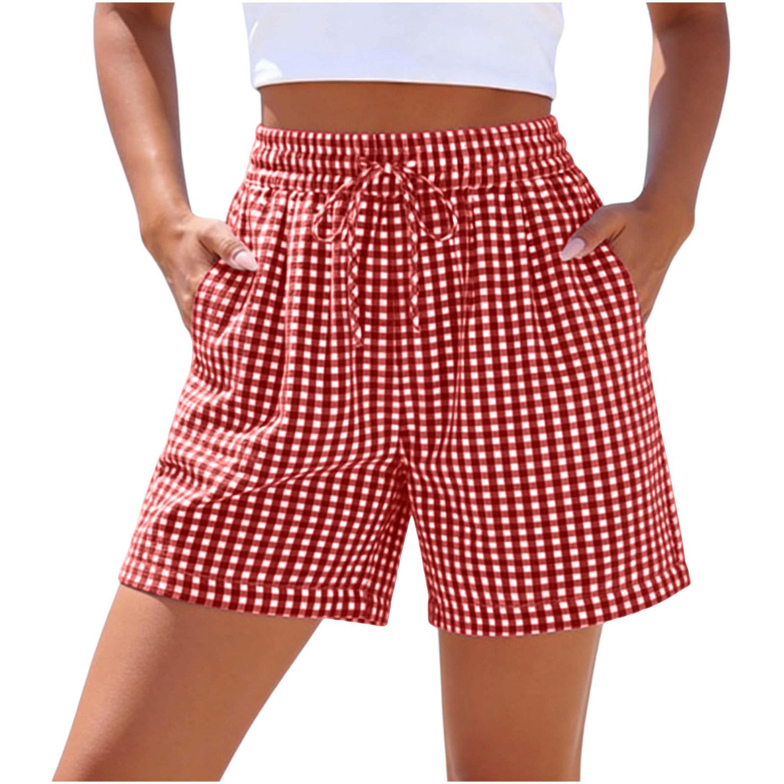 Women s Fashion Casual Loose High-Waisted Wide Leg Retro Plaid Shorts M червоний
Women s Fashion Casual Loose High-Waisted Wide Leg Retro Plaid Shorts M червоний