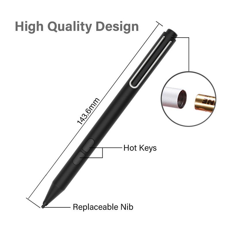 JD02 Laptop Stylus Pen Anti-inadvertent Touch High Sensitive Capacitive Pen for Microsoft Surface Notebook Black
JD02 Laptop Stylus Pen Anti-inadvertent Touch High Sensitive Capacitive Pen for Microsoft Surface Notebook Black