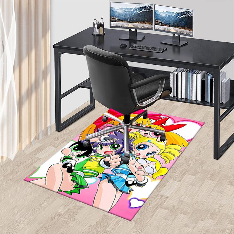 1pc Powerpuff Girls Chair Mat: Anime Cartoon Design, Non-Slip Carpet for Office Chairs, Suitable for Home Decor, Living Room, Bedroom, Game Room - Per 60cm by 90cm
1pc Powerpuff Girls Chair Mat: Anime Cartoon Design, Non-Slip Carpet for Office Chairs, Suitable for Home Decor, Living Room, Bedroom, Game Room - Per 60cm by 90cm