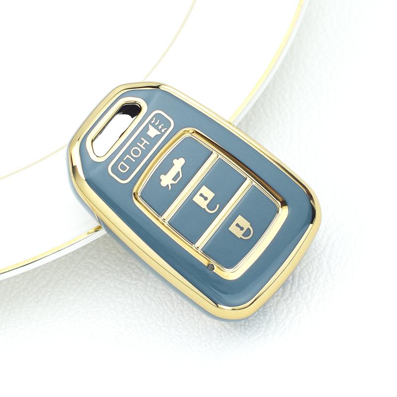 4 Buttons Gold Edge Auto Remote Shell Fob Holder Keyless Protector For Honda Accord CIVIC CRV Jazz HR-V HRV TPU Car Key Case Cover Cap серый
4 Buttons Gold Edge Auto Remote Shell Fob Holder Keyless Protector For Honda Accord CIVIC CRV Jazz HR-V HRV TPU Car Key Case Cover Cap серый