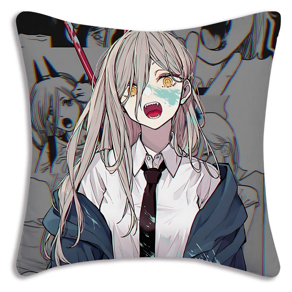 Anime Powers Chainsaws Pillow Covers Cartoon Sofa Decorative Home Double-sided Printing Short Plush Cute Cushion Cover 30cmx30cm
Anime Powers Chainsaws Pillow Covers Cartoon Sofa Decorative Home Double-sided Printing Short Plush Cute Cushion Cover 30cmx30cm