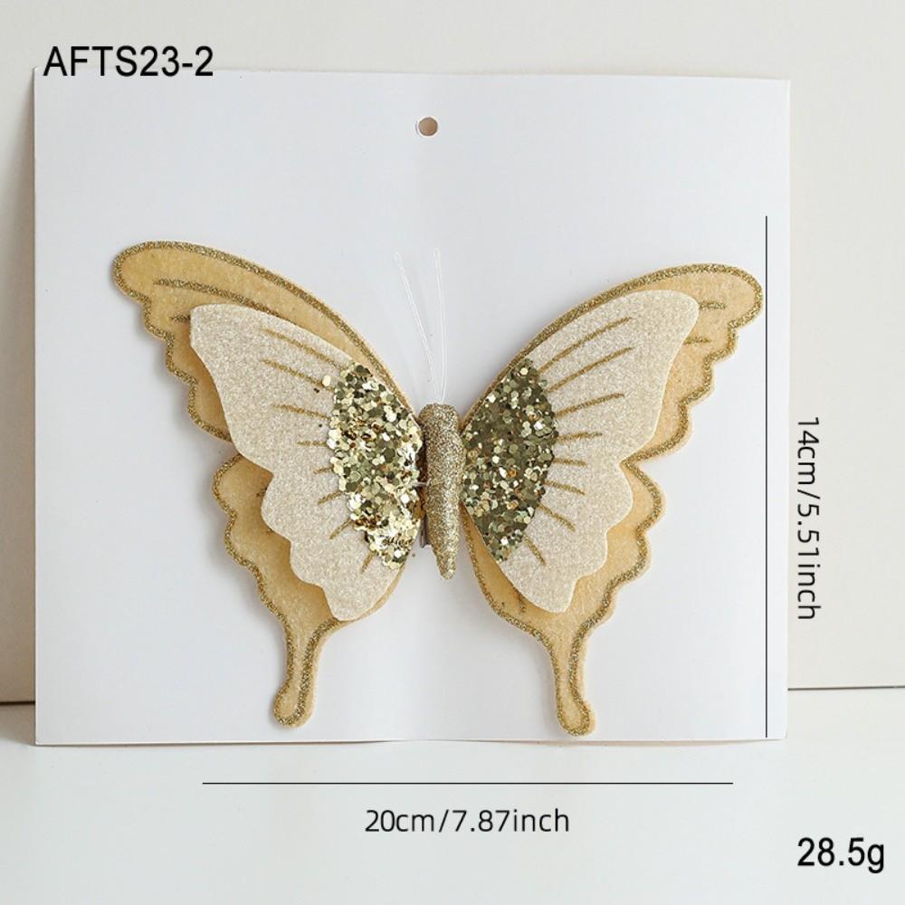 Flocking Artificial Butterfly Christmas Flower Christmas Decorations Christmas Tree золотий
Flocking Artificial Butterfly Christmas Flower Christmas Decorations Christmas Tree золотий