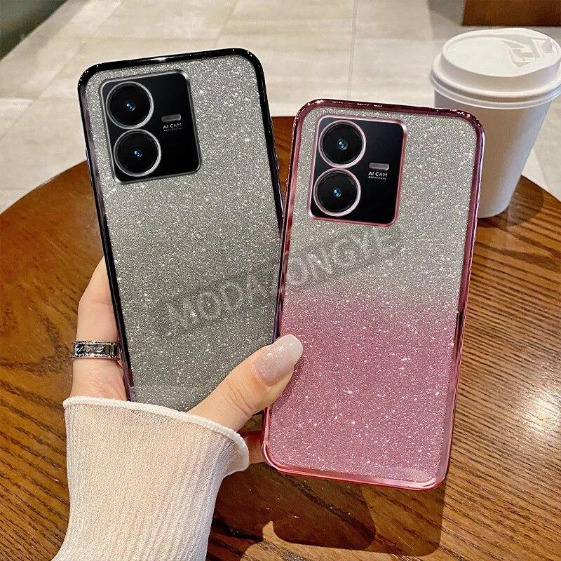 Для Vivo Y22 чехол с гальваническим покрытием Роскошный мягкий блестящий чехол из ТПУ VIVO Y22S V2207 V2206 чехол для телефона для девочек и женщин
Для Vivo Y22 чехол с гальваническим покрытием Роскошный мягкий блестящий чехол из ТПУ VIVO Y22S V2207 V2206 чехол для телефона для девочек и женщин
