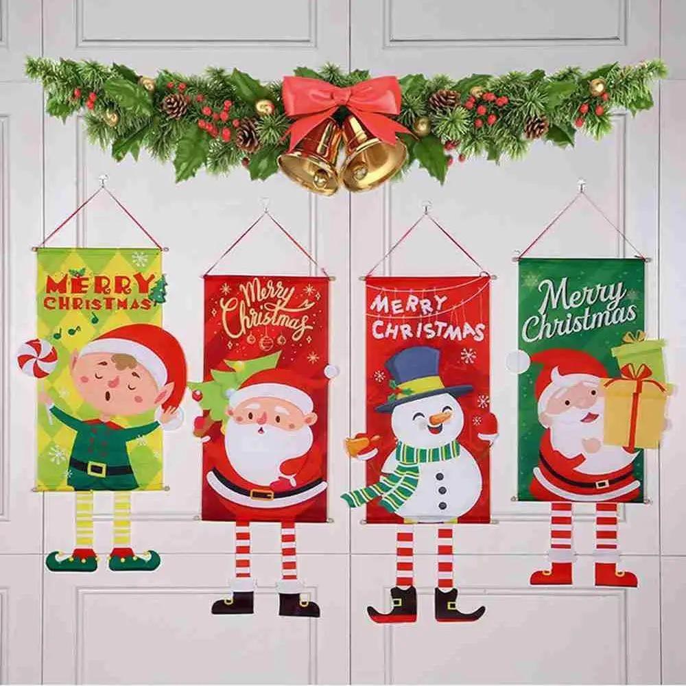 Snowman Santa Claus Xmas Fabric Flag Non Woven Christmas Door Hanging Ornament Garden Door Porch
Snowman Santa Claus Xmas Fabric Flag Non Woven Christmas Door Hanging Ornament Garden Door Porch