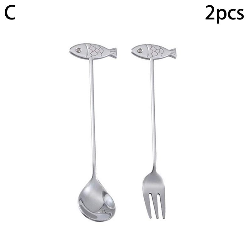 1set Hanging Cat Coffee Spoon 304 Stainless Steel Cute Utensil with Fish Fork Kids Dessert Cutlery Set
1set Hanging Cat Coffee Spoon 304 Stainless Steel Cute Utensil with Fish Fork Kids Dessert Cutlery Set