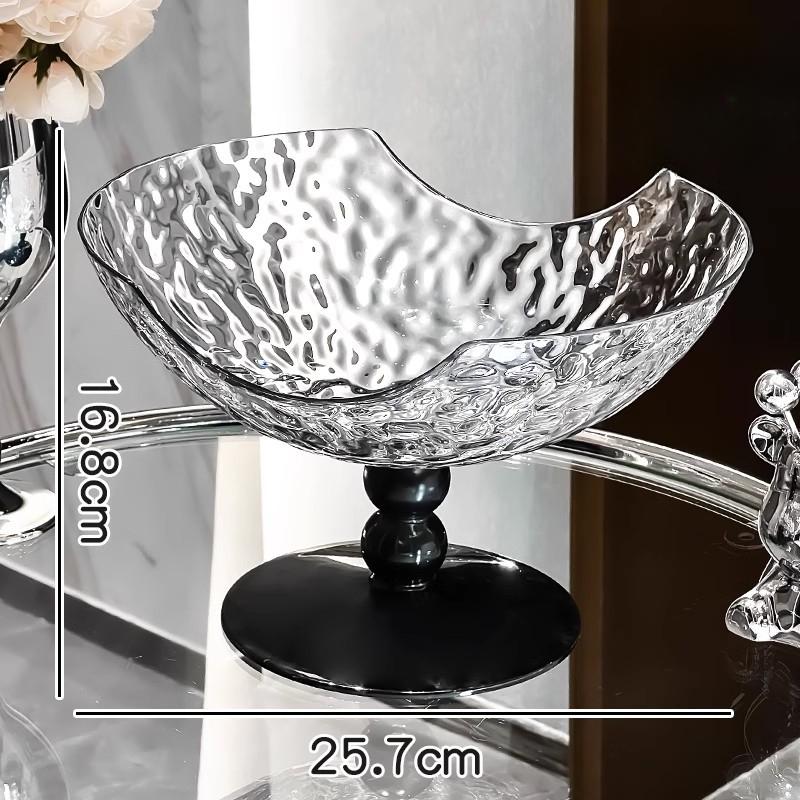Фруктовая тарелка с эффектом водной ряби и высоким внешним видом для гостиной и дома, новый журнальный столик, светлая роскошная высококачественная фруктовая тарелка, тарелка для конфет и закусок
Фруктовая тарелка с эффектом водной ряби и высоким внешним видом для гостиной и дома, новый журнальный столик, светлая роскошная высококачественная фруктовая тарелка, тарелка для конфет и закусок