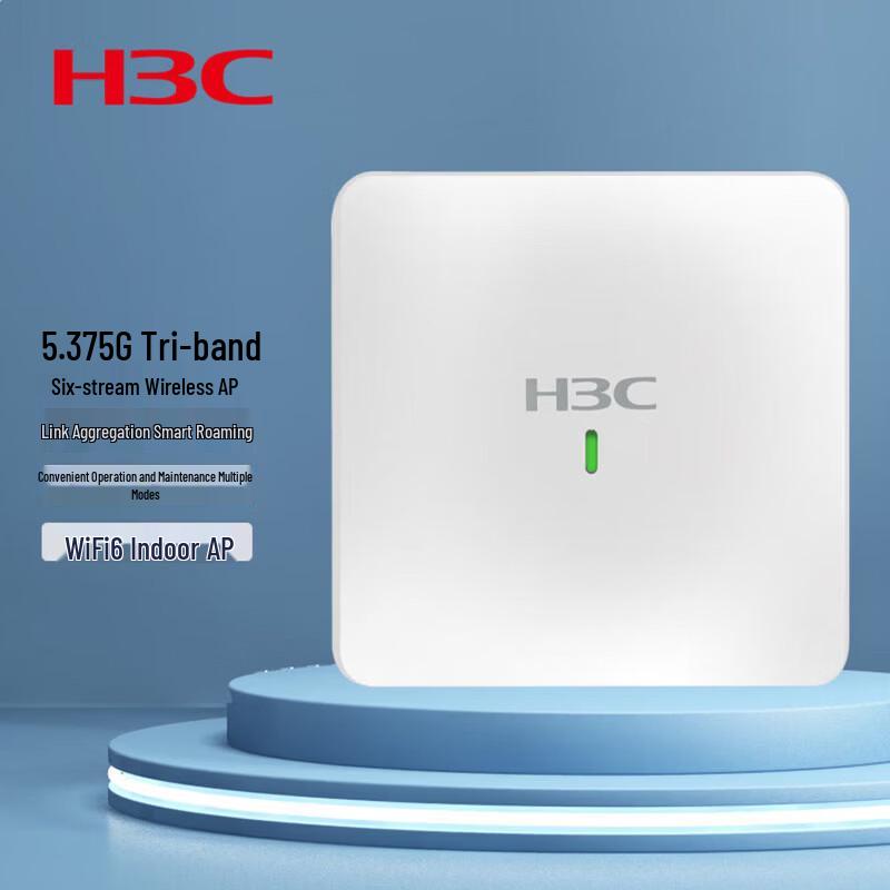 H3C WA6530-LI Enterprise Tri-Band WiFi6 Ceiling AP
H3C WA6530-LI Enterprise Tri-Band WiFi6 Ceiling AP