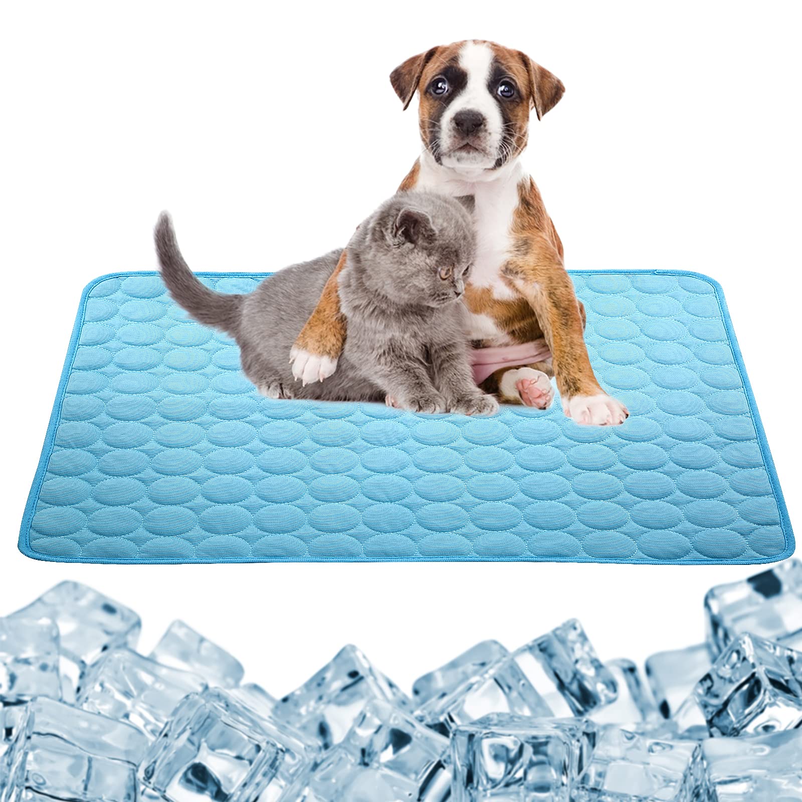 Dog Cooling Mat Large Cooling Pad Summer Pet Bed for Dogs Cats Kennel Pad Breathable Pet Self Cooling Blanket Dog Crate Sleep 50x40cm
Dog Cooling Mat Large Cooling Pad Summer Pet Bed for Dogs Cats Kennel Pad Breathable Pet Self Cooling Blanket Dog Crate Sleep 50x40cm