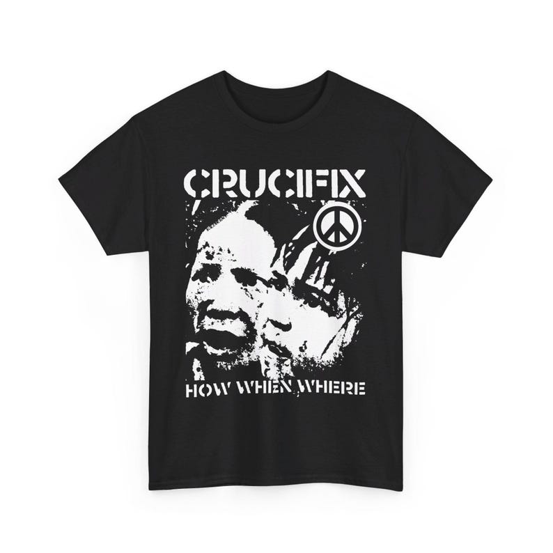 230 Gsm 100% Cotton Crucifix Tee Shirt Unisex Who When Where Dehumanization Hardcore Punk 10 Colorways XXS чёрный
230 Gsm 100% Cotton Crucifix Tee Shirt Unisex Who When Where Dehumanization Hardcore Punk 10 Colorways XXS чёрный